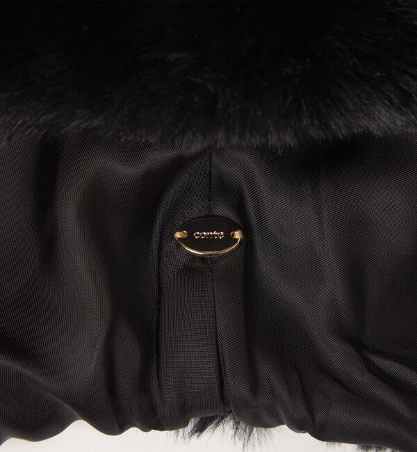 conte「＜conte＞フェイクファー フード BLACK」|その他|