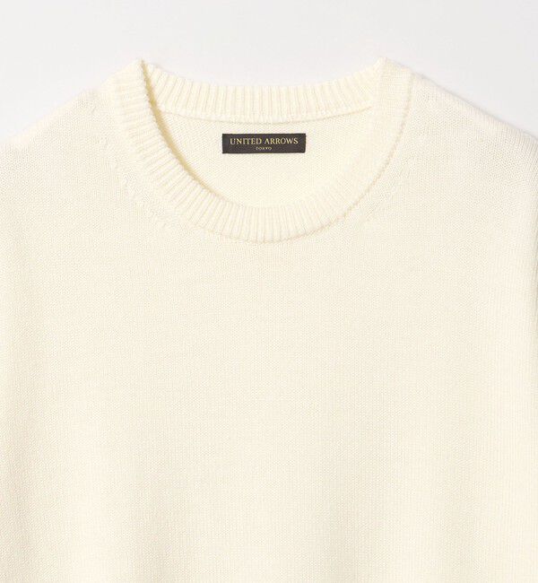 UNITED ARROWS「YAMAGATA ミドルゲージ クルーネック ニット」|ニット・セーター|