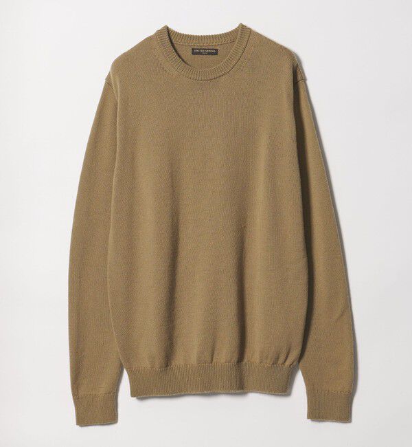 UNITED ARROWS「YAMAGATA ミドルゲージ クルーネック ニット」|ニット・セーター|