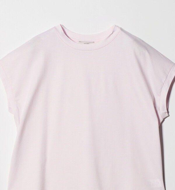 UNITED ARROWS green label relaxing「グロッシー フレンチスリーブ Tシャツ 制菌」|Tシャツ・カットソー|