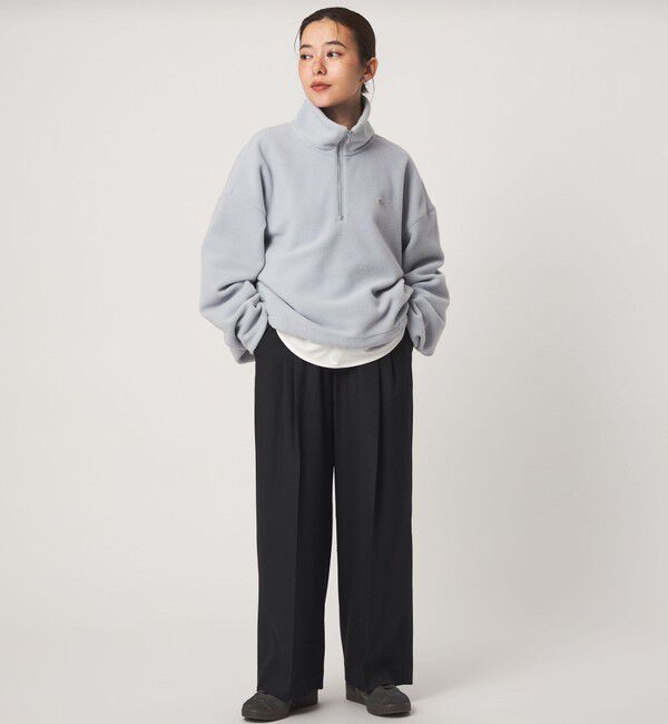 UNITED ARROWS green label relaxing「ニーハイワイドパンツ マシンウォッシャブル ストレッチ 帯電防止」|その他|