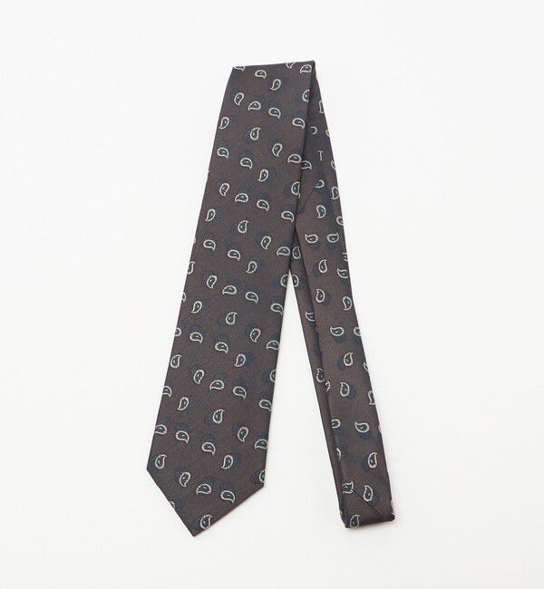 UNITED ARROWS green label relaxing「＜Alessandro Masi＞8.0cm ペイズリー ネクタイ」|ネクタイ・蝶ネクタイ|DK.BROWN