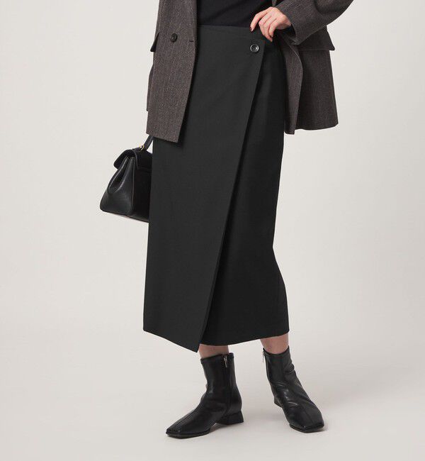 UNITED ARROWS green label relaxing「［size SHORTあり］Daily Chic Iライン スカート ウォッシャブル ストレッチ」|タイト|