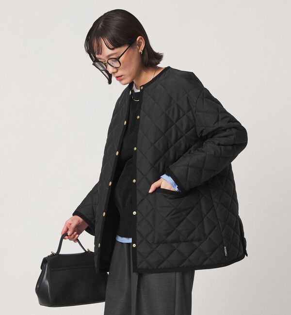 UNITED ARROWS green label relaxing「【別注】＜Traditional Weatherwear＞ARKLEY  Aライン キルティング ミドル ジャケット」|その他|