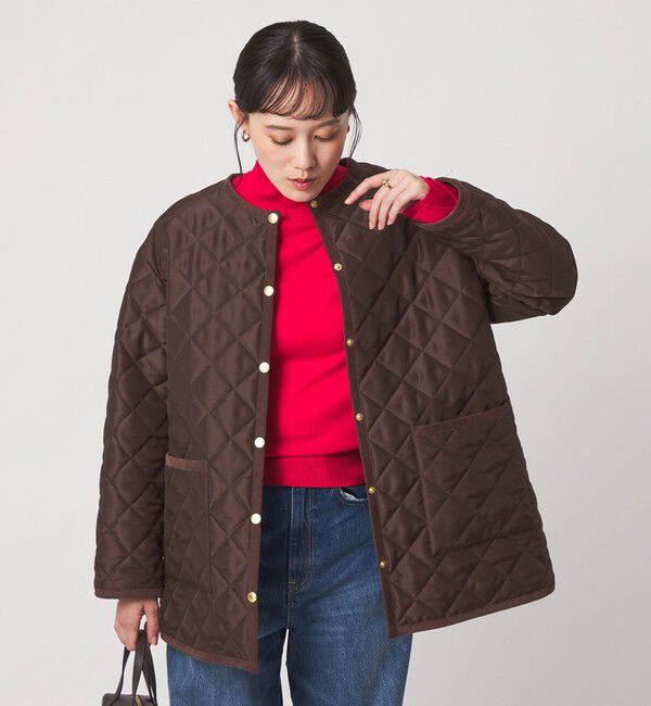 UNITED ARROWS green label relaxing「【別注】＜Traditional Weatherwear＞ARKLEY  Aライン キルティング ミドル ジャケット」|その他|