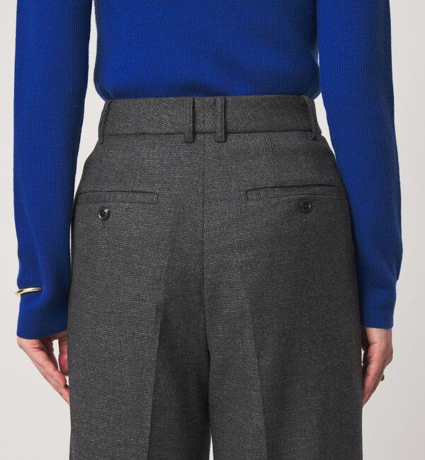 UNITED ARROWS green label relaxing「［size SHORT/TALLあり］ヘアライン ストレート パンツ ストレッチ」|スラックス|