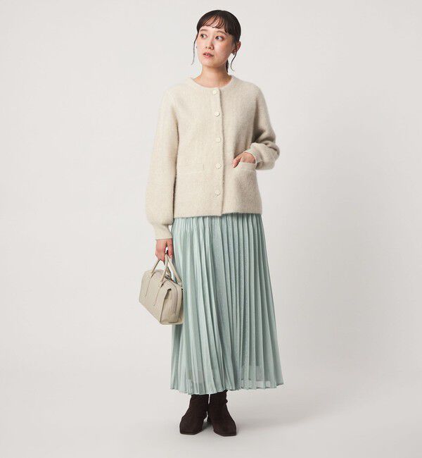 UNITED ARROWS green label relaxing「［size SHORTあり］シャイニー プリーツ スカート」|スカート|