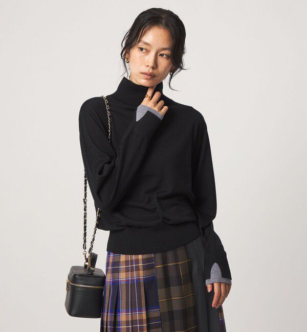 UNITED ARROWS green label relaxing「エブリニット 2WAY タートルネック ウォッシャブル」|ニット・セーター|
