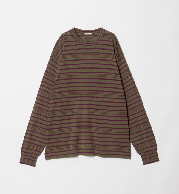 UNITED ARROWS green label relaxing「＜RYE TENDER＞マルチボーダー Tシャツ」|ニット・セーター|BEIGE