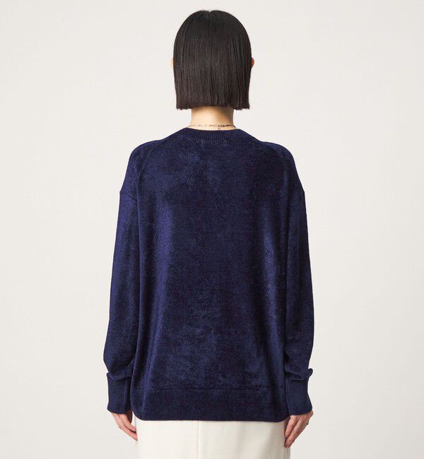 UNITED ARROWS green label relaxing「モール ポケット ノーカラー ニット カーディガン」|カーディガン|
