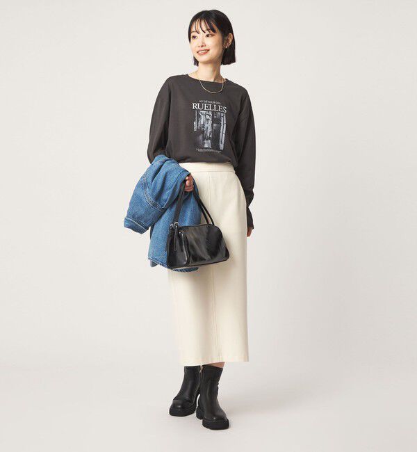 UNITED ARROWS green label relaxing「フォト ロングスリーブ Tシャツ」|Tシャツ・カットソー|