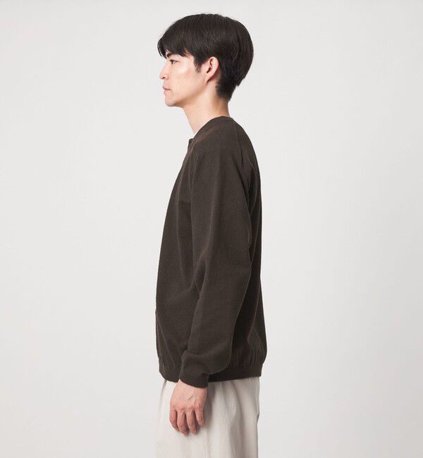 UNITED ARROWS green label relaxing「ブークレ サドル ヘンリーネック 長袖 ニット」|ニット・セーター|