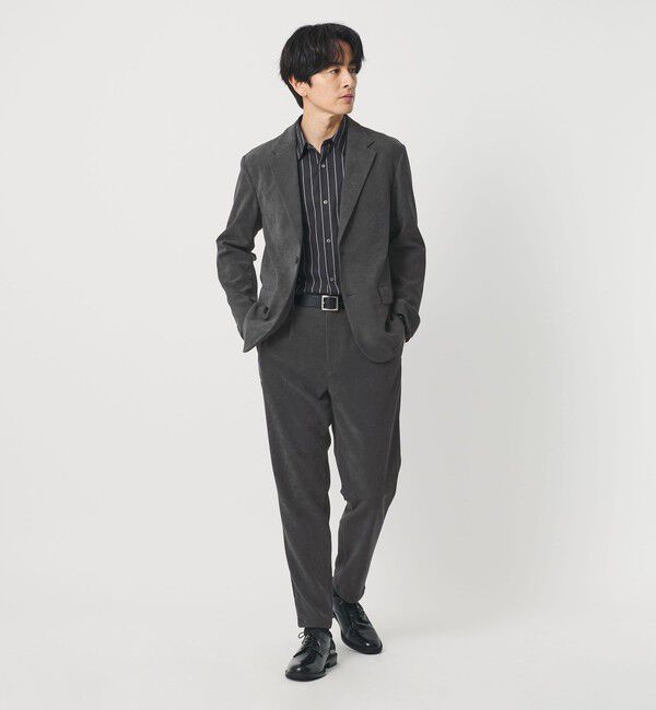 BEAUTY&YOUTH UNITED ARROWS「ブラッシュド ツイル 2B コンフォート ジャケット セットアップ対応可能」|テーラードジャケット|