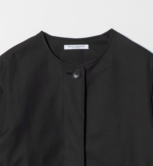 BEAUTY&YOUTH UNITED ARROWS「【WEB限定】コットンナイロン ツイルノーカラーコート」|ノーカラーコート|