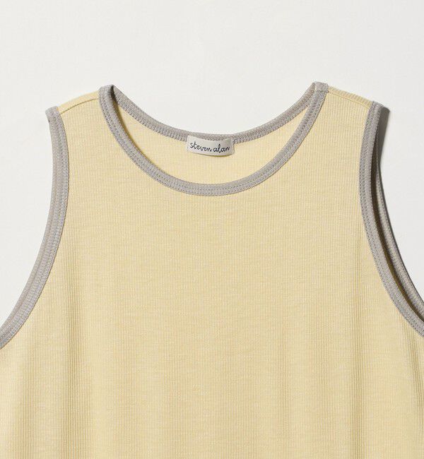STEVEN ALAN「＜Steven Alan＞リンガー アメリカンスリーブ タンクトップ」|Tシャツ・カットソー|