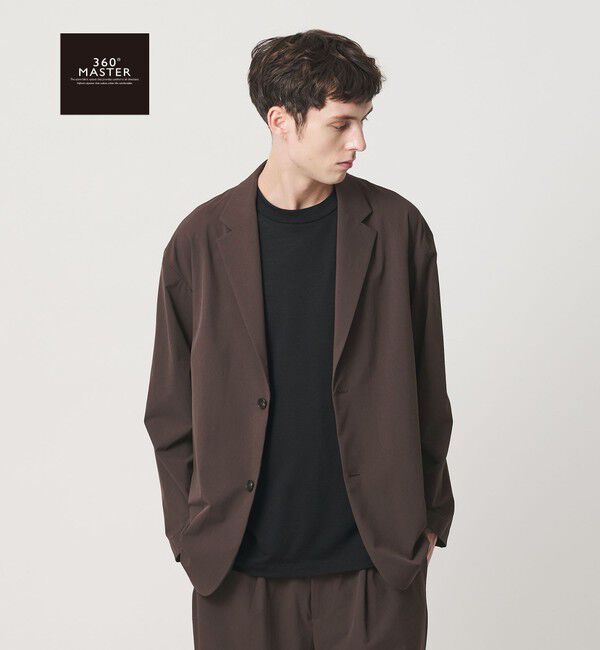 BEAUTY&YOUTH UNITED ARROWS「360&deg;MASTER リラックス 2B ジャケット セットアップ対応 撥水 ストレッチ ウォッシャブル」|テーラードジャケット|DK.BROWN