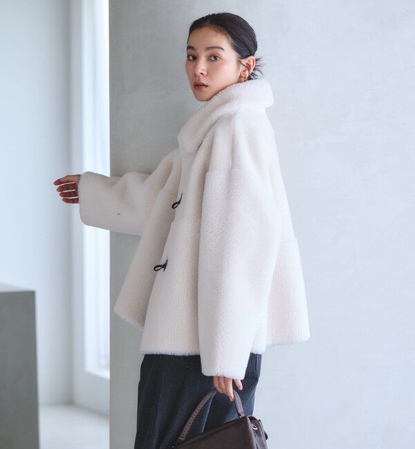 BEAUTY&YOUTH UNITED ARROWS「【WEB限定】ボア&times;フェイクムートン ループボタンジャケット 2WAY」|その他|