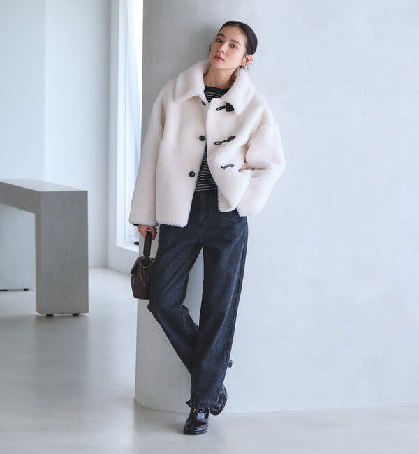 BEAUTY&YOUTH UNITED ARROWS「【WEB限定】ボア&times;フェイクムートン ループボタンジャケット 2WAY」|その他|