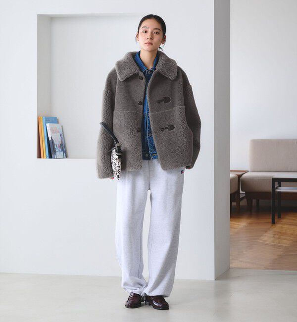 BEAUTY&YOUTH UNITED ARROWS「【WEB限定】ボア&times;フェイクムートン ループボタンジャケット 2WAY」|その他|