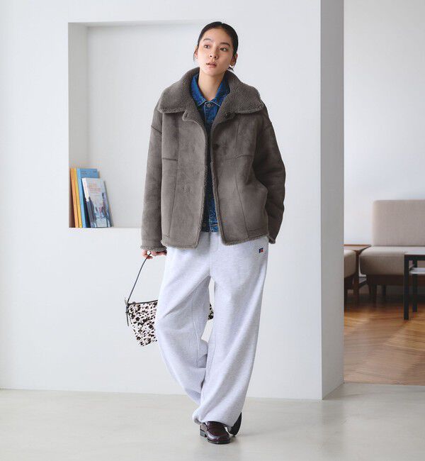 BEAUTY&YOUTH UNITED ARROWS「【WEB限定】ボア&times;フェイクムートン ループボタンジャケット 2WAY」|その他|