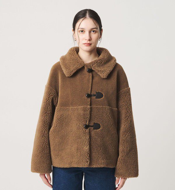BEAUTY&YOUTH UNITED ARROWS「【WEB限定】ボア&times;フェイクムートン ループボタンジャケット 2WAY」|その他|