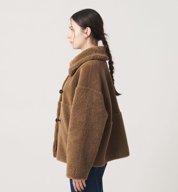 BEAUTY&YOUTH UNITED ARROWS「【WEB限定】ボア&times;フェイクムートン ループボタンジャケット 2WAY」|その他|