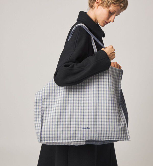 STEVEN ALAN「＜Steven Alan＞ビック チェック トートバッグ」|トートバッグ|
