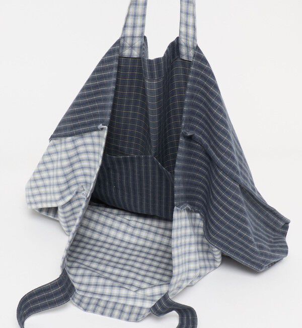 STEVEN ALAN「＜Steven Alan＞ビック チェック トートバッグ」|トートバッグ|