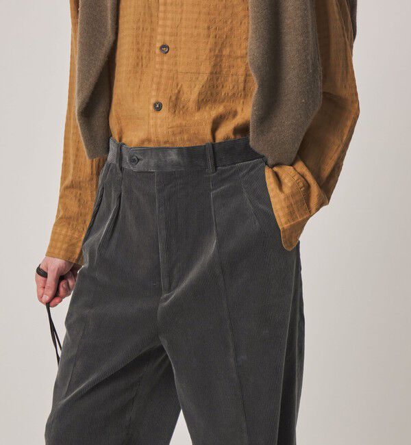 STEVEN ALAN「＜Steven Alan＞ 9W コーデュロイ イン ツープリーツ ドレス トラウザーズ II」|スラックス|