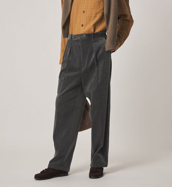 STEVEN ALAN「＜Steven Alan＞ 9W コーデュロイ イン ツープリーツ ドレス トラウザーズ II」|スラックス|