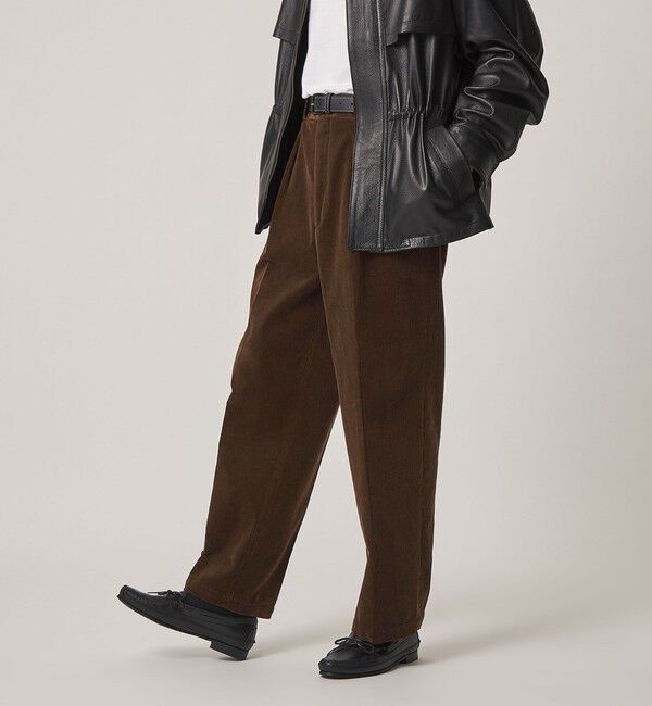 STEVEN ALAN「＜Steven Alan＞ 9W コーデュロイ イン ツープリーツ ドレス トラウザーズ II」|スラックス|