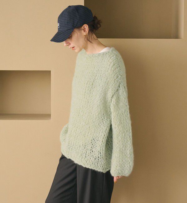 BEAUTY&YOUTH UNITED ARROWS「ウールナイロンモヘヤ ルーズ ニットプルオーバー」|ニット・セーター|