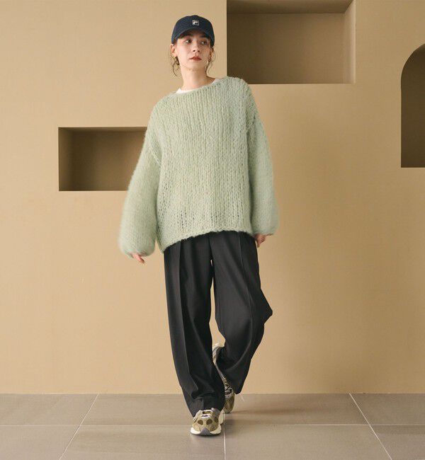 BEAUTY&YOUTH UNITED ARROWS「ウールナイロンモヘヤ ルーズ ニットプルオーバー」|ニット・セーター|