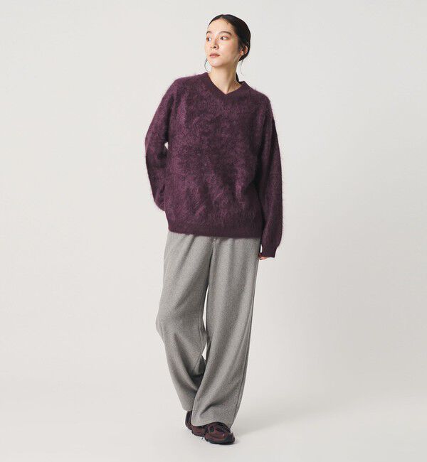 BEAUTY&YOUTH UNITED ARROWS「カシミヤブレンド フラノ イージーパンツ」|チノ|