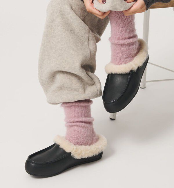 BEAUTY&YOUTH UNITED ARROWS「【国内EXCLUSIVE】＜UGG＞アンスレー ミュール/ブラック レザー」|サンダル|