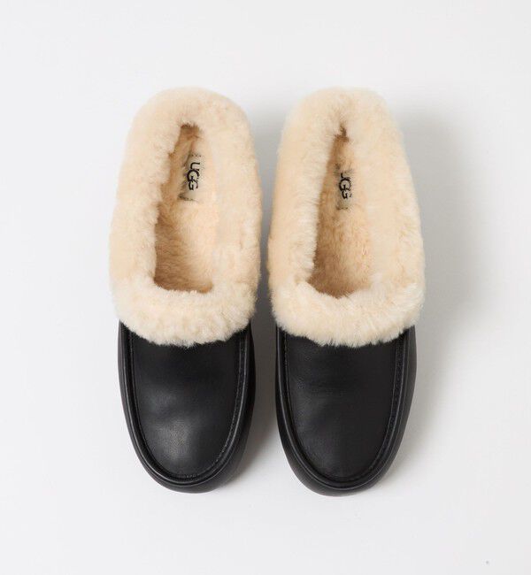 BEAUTY&YOUTH UNITED ARROWS「【国内EXCLUSIVE】＜UGG＞アンスレー ミュール/ブラック レザー」|サンダル|
