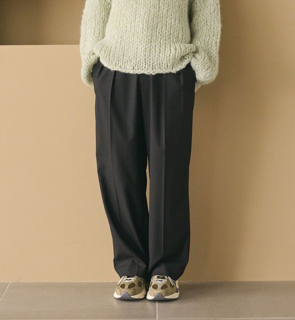BEAUTY&YOUTH UNITED ARROWS「シャドーストライプ タック ワイドパンツ ウォッシャブル」|その他|