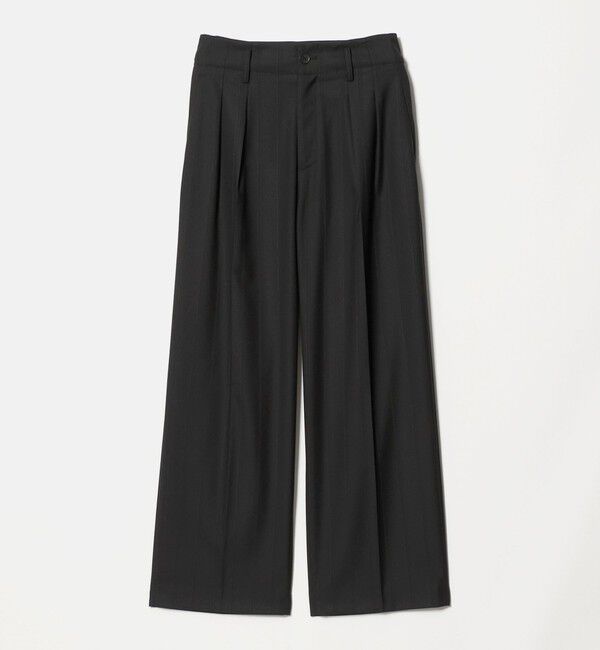BEAUTY&YOUTH UNITED ARROWS「シャドーストライプ タック ワイドパンツ ウォッシャブル」|その他|
