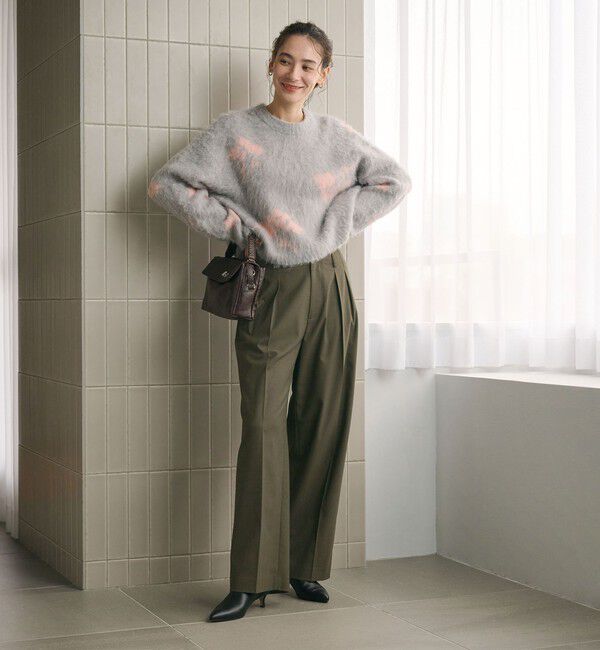 BEAUTY&YOUTH UNITED ARROWS「シャドーストライプ タック ワイドパンツ ウォッシャブル」|その他|