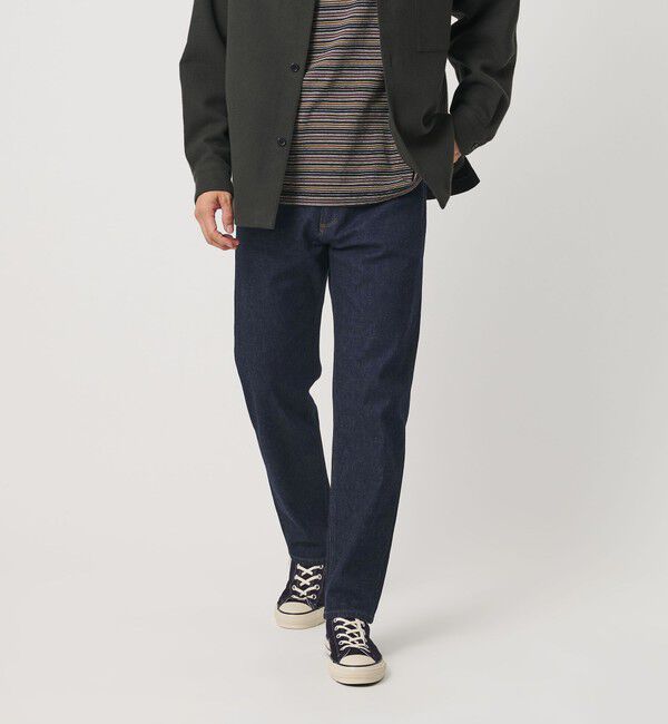 BEAUTY&YOUTH UNITED ARROWS「L&infin;Plus シェービング 5ポケット デニム NO.3」|チノ|NAVY