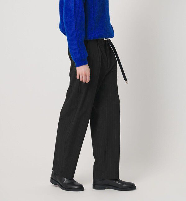 BEAUTY&YOUTH UNITED ARROWS「ストライプ バレル シルエット スラックス NO.9」|チノ|