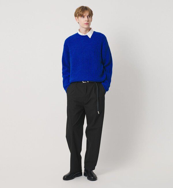 BEAUTY&YOUTH UNITED ARROWS「ストライプ バレル シルエット スラックス NO.9」|チノ|