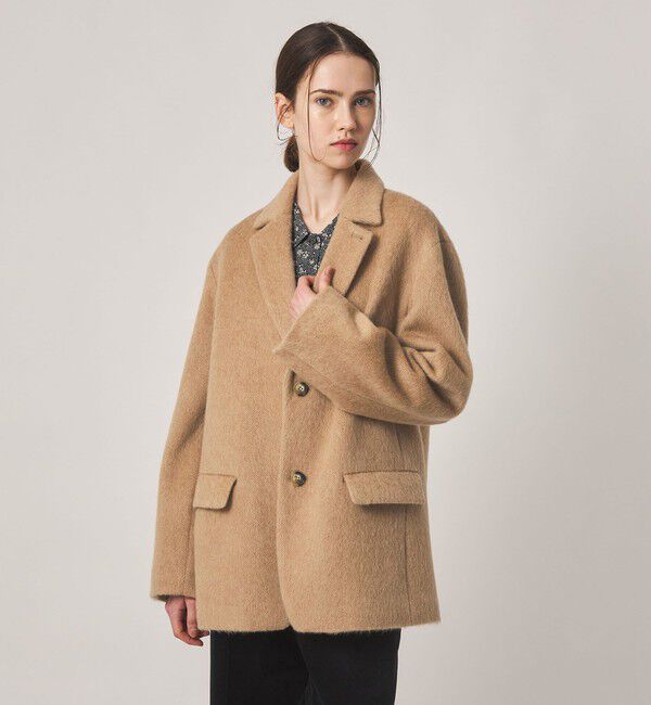 STEVEN ALAN「＜Steven Alan＞ウール モヘヤ ミックス シャギー ジャケット」|テーラードジャケット|