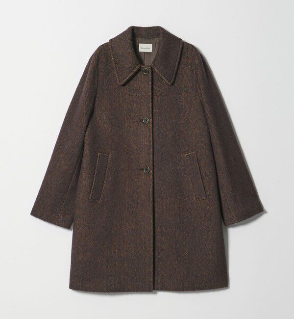 STEVEN ALAN「＜Steven Alan＞ウール モヘヤ ミックス シャギー ミドルコート」|ステンカラーコート|