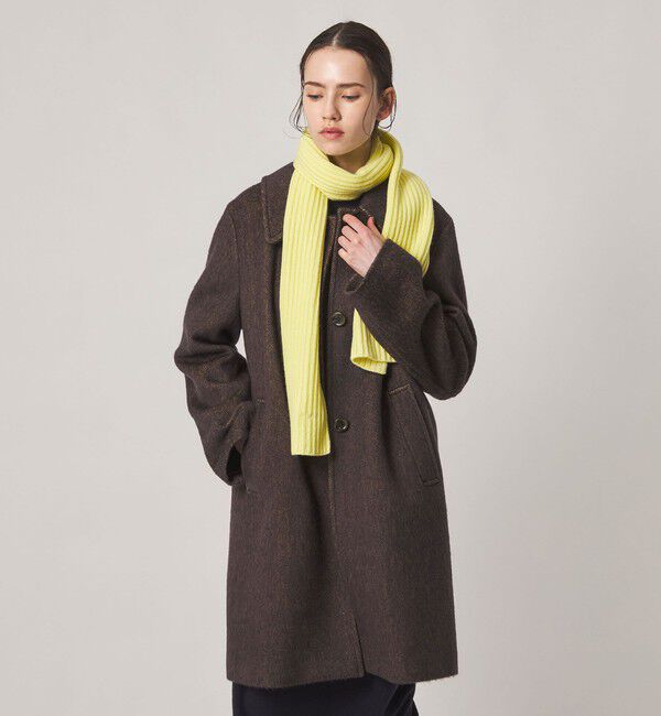 STEVEN ALAN「＜Steven Alan＞ウール モヘヤ ミックス シャギー ミドルコート」|ステンカラーコート|