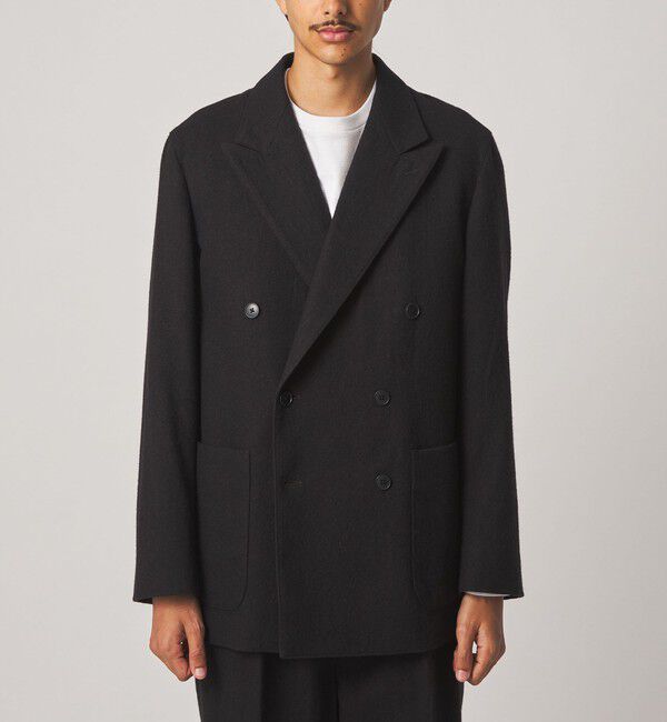STEVEN ALAN「＜Steven Alan＞ ブラッシュド フランネル ダブルブレステッド 6B ジャケット」|テーラードジャケット|