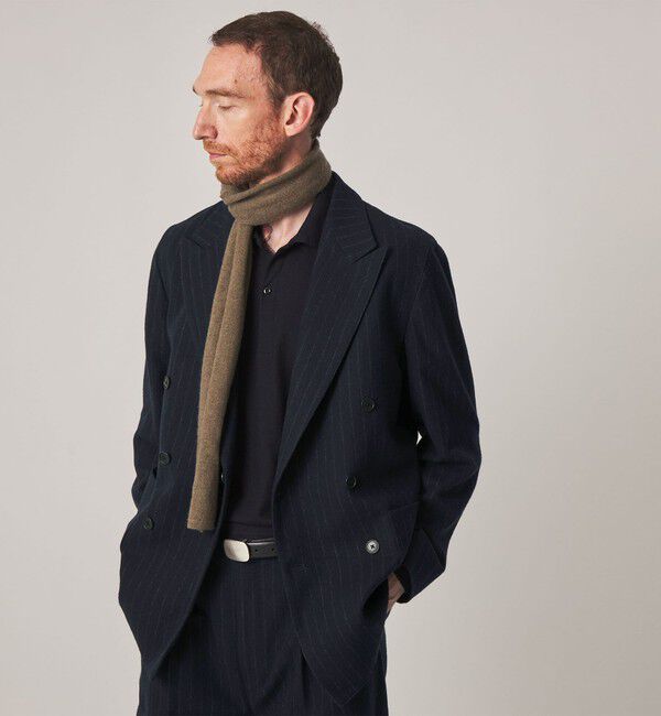 STEVEN ALAN「＜Steven Alan＞ ブラッシュド フランネル ダブルブレステッド 6B ジャケット」|テーラードジャケット|