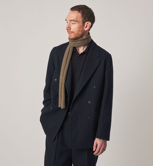STEVEN ALAN「＜Steven Alan＞ ブラッシュド フランネル ダブルブレステッド 6B ジャケット」|テーラードジャケット|