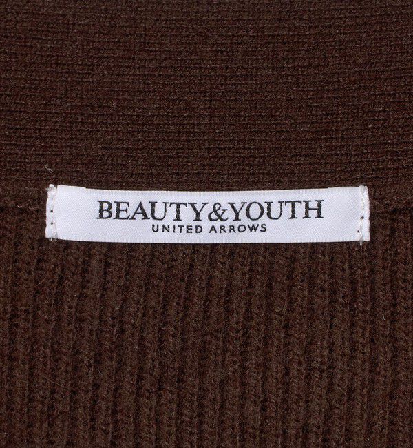 BEAUTY&YOUTH UNITED ARROWS「ウールブレンド 畦 Vネックカーディガン ウォッシャブル」|カーディガン|