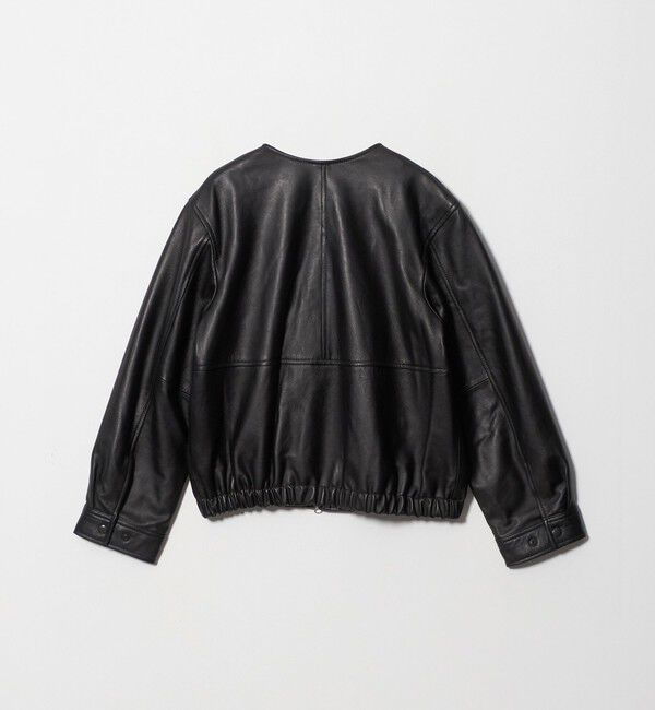BEAUTY&YOUTH UNITED ARROWS「シープレザー ノーカラージップブルゾン」|その他|